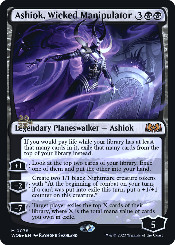 Ashiok, Wicked Manipulator (078) Foil - Wilds of Eldraine Promos