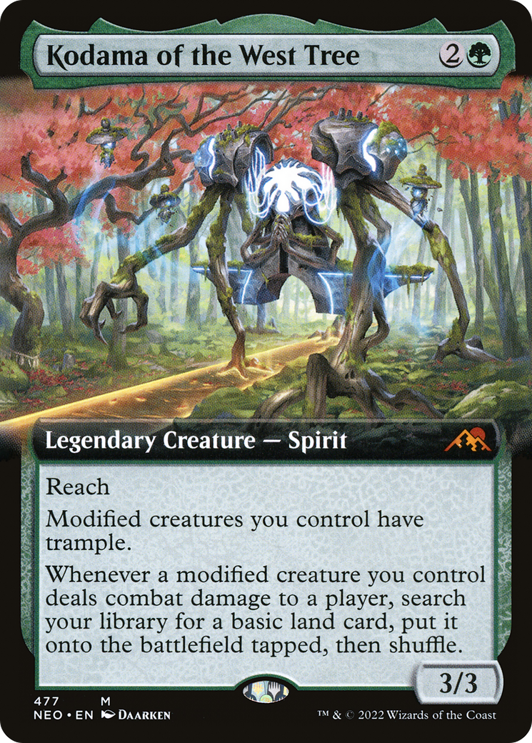 Kodama of the West Tree (Extended Art) (477) - Kamigawa: Neon Dynasty