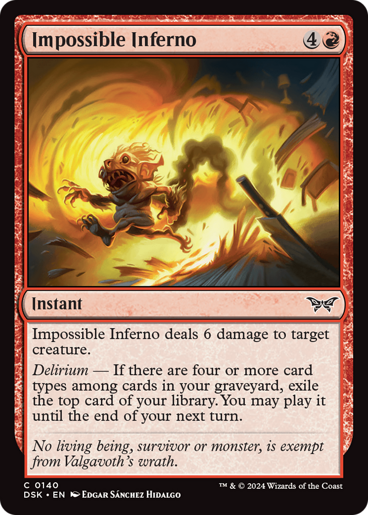 Impossible Inferno (140) - Duskmourn: House of Horror