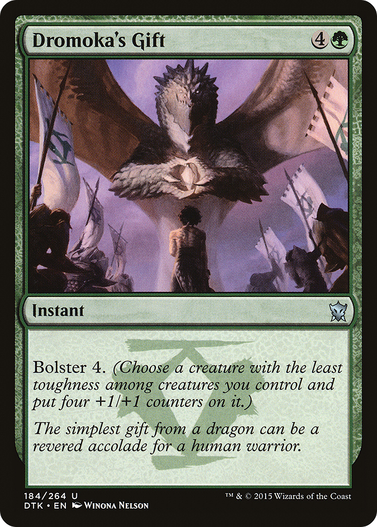 Dromoka's Gift (184) Foil - Dragons of Tarkir