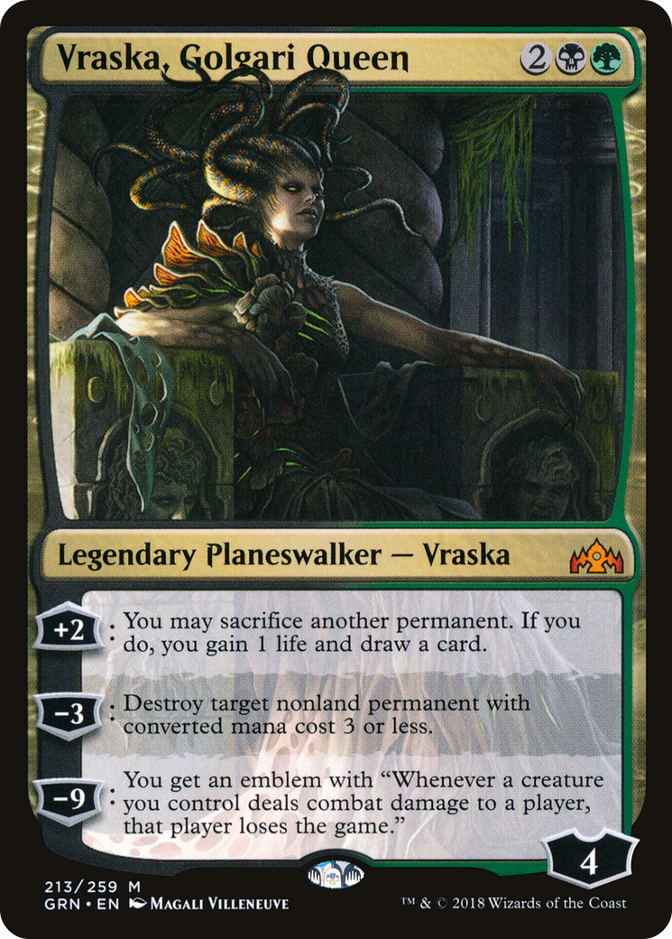 Vraska, Golgari Queen (213) - Guilds of Ravnica