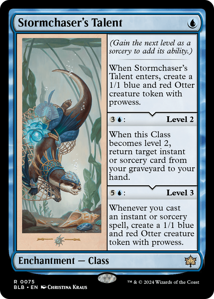Stormchaser's Talent (075) Foil - Bloomburrow