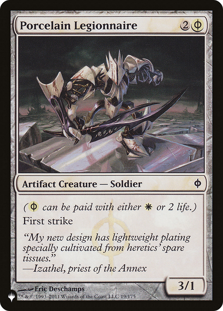 Porcelain Legionnaire (NPH-19) - The List
