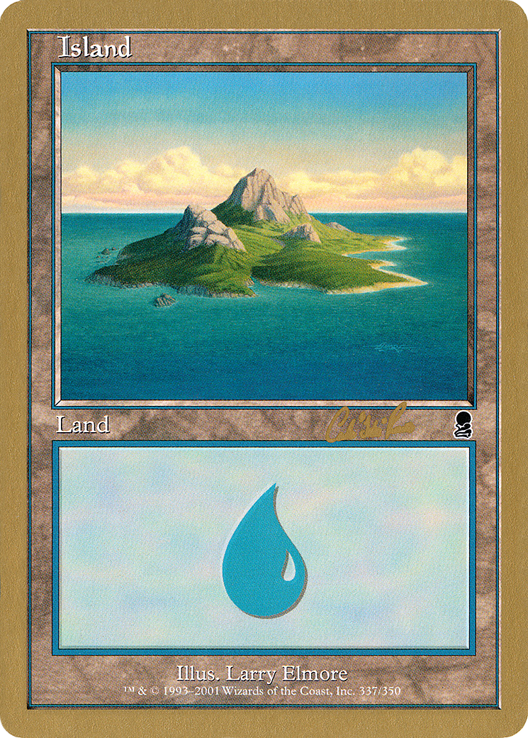 Island (337) - 2002 Carlos Romao (ODY) (Retro) - World Championship Decks 2002