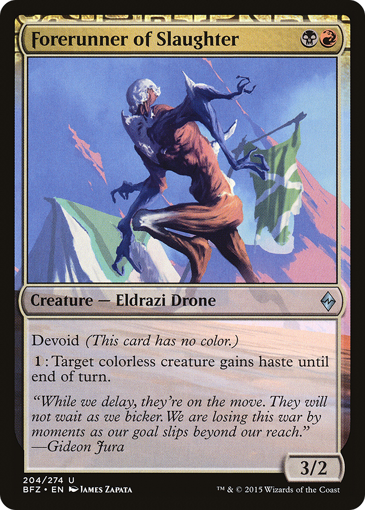 Forerunner of Slaughter (204) - Battle for Zendikar