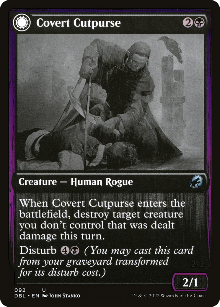 Covert Cutpurse // Covetous Geist (092) - Innistrad: Double Feature