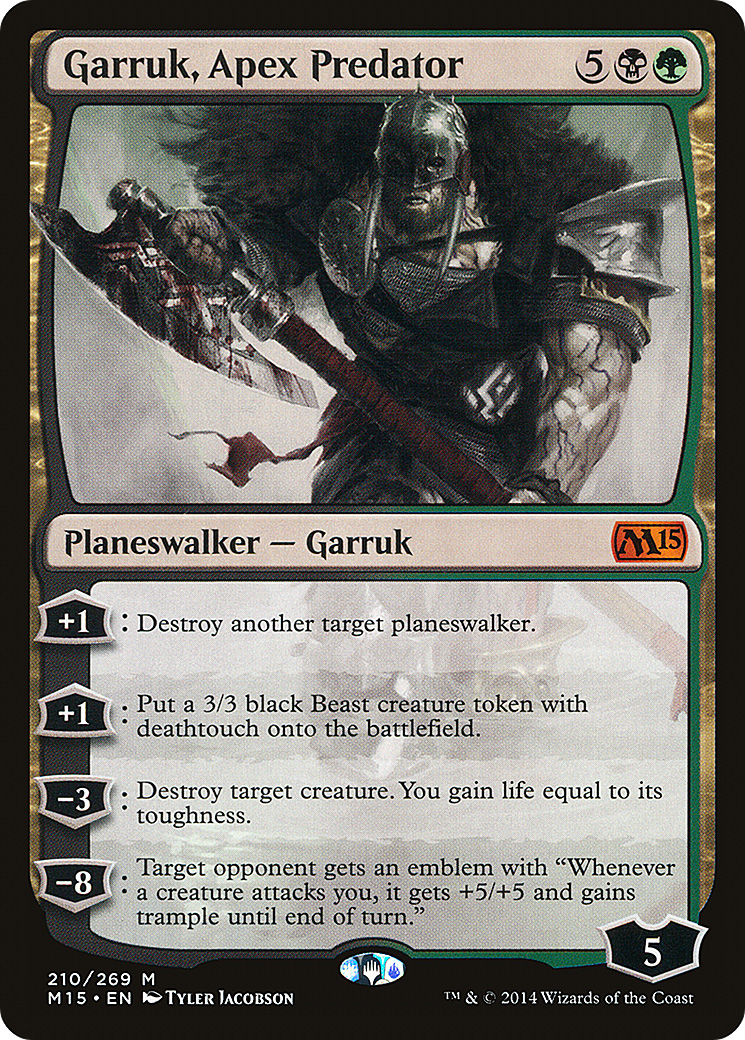 Garruk, Apex Predator (210) Foil - Magic 2015