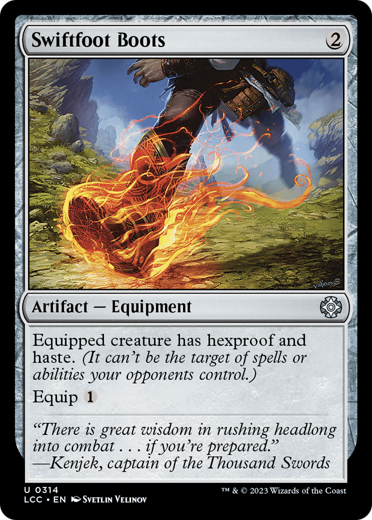 Swiftfoot Boots (314) - The Lost Caverns of Ixalan Commander