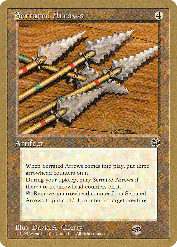 Serrated Arrows - 1996 Mark Justice (HML) (SB) - Pro Tour Collector Set
