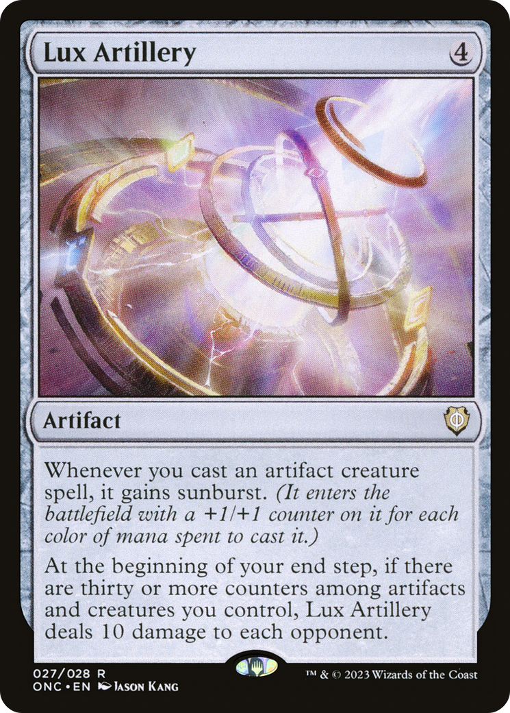 Lux Artillery (027) Foil - Phyrexia: All Will Be One Commander