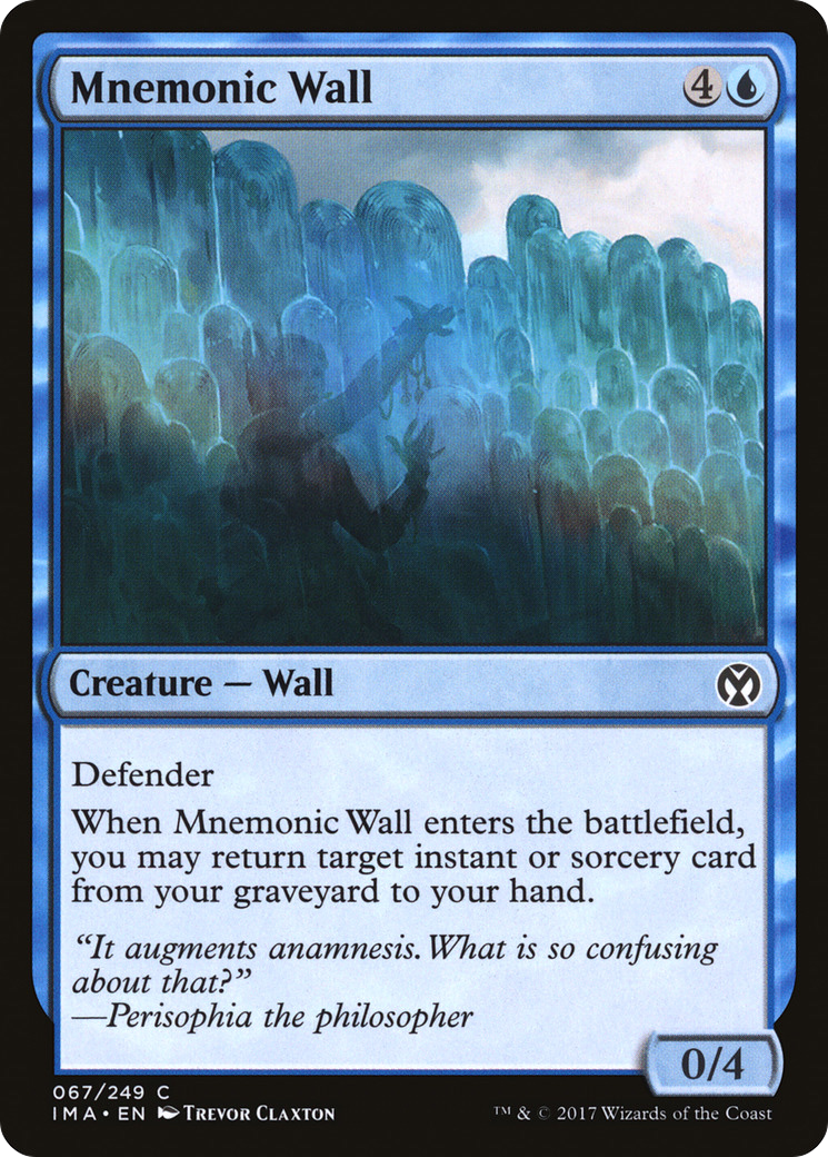 Mnemonic Wall (067) Foil - Iconic Masters