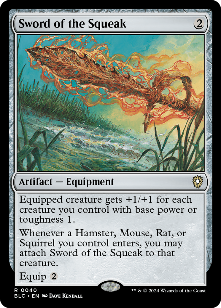 Sword of the Squeak (040) - Bloomburrow Commander