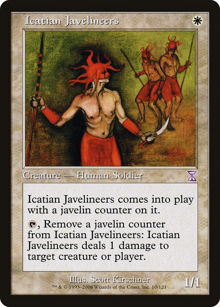 Icatian Javelineers (Retro) (010) - Time Spiral Timeshifted