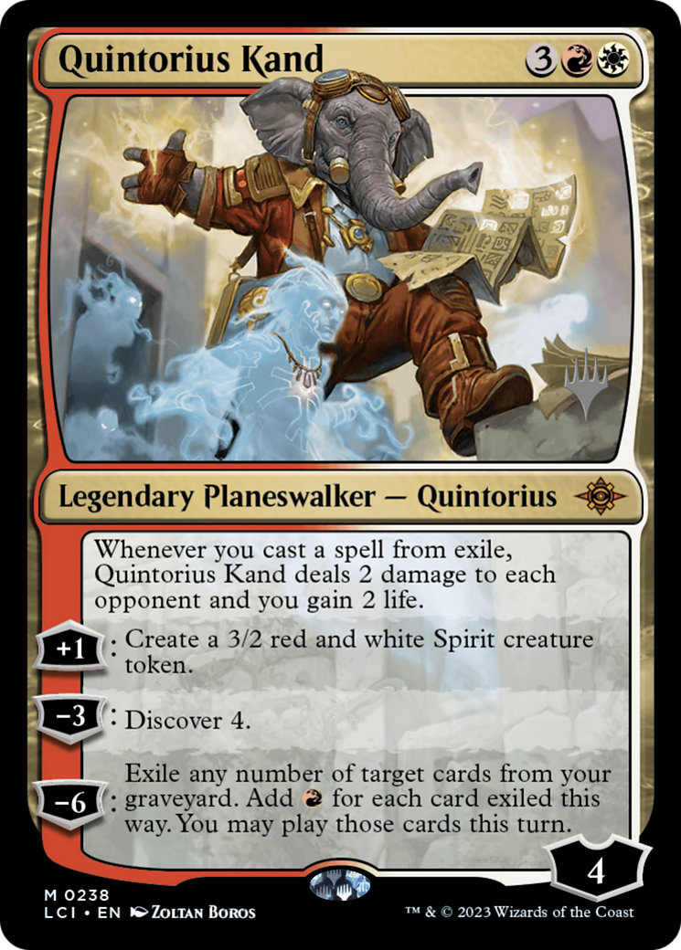 Quintorius Kand (238) - The Lost Caverns of Ixalan Promos