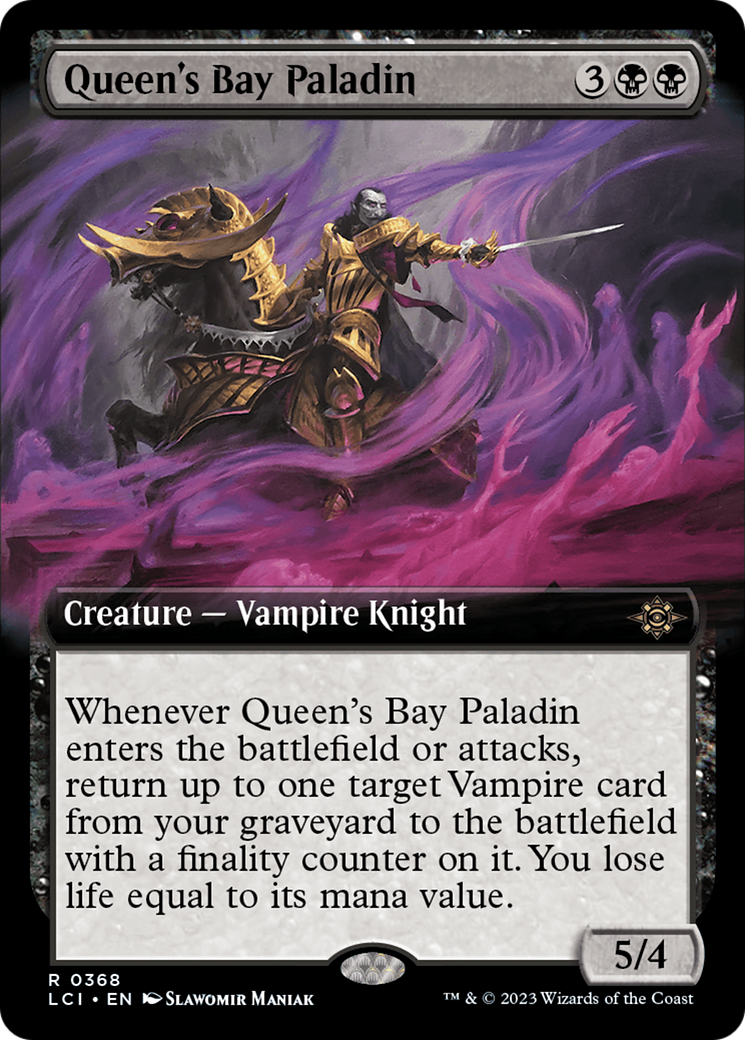 Queen's Bay Paladin (Extended Art) (368) - The Lost Caverns of Ixalan