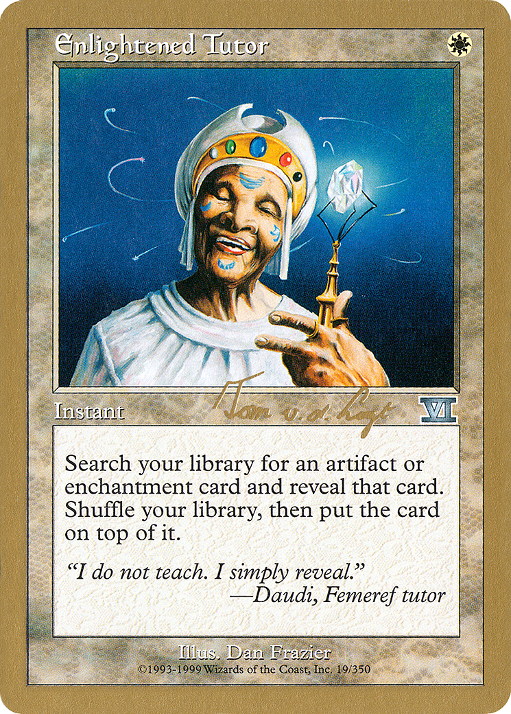 Enlightened Tutor (Retro) (tvdl19) - World Championship Decks 2000