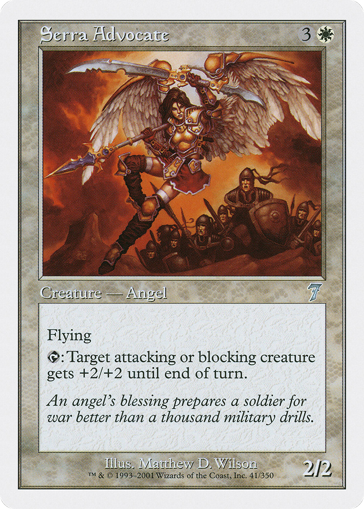 Serra Advocate (041) Foil - Seventh Edition