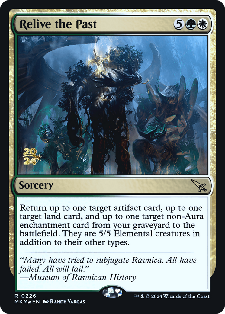 Relive the Past (226) Foil - Murders at Karlov Manor Promos