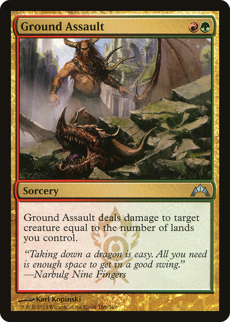 Ground Assault (168) Foil - Gatecrash
