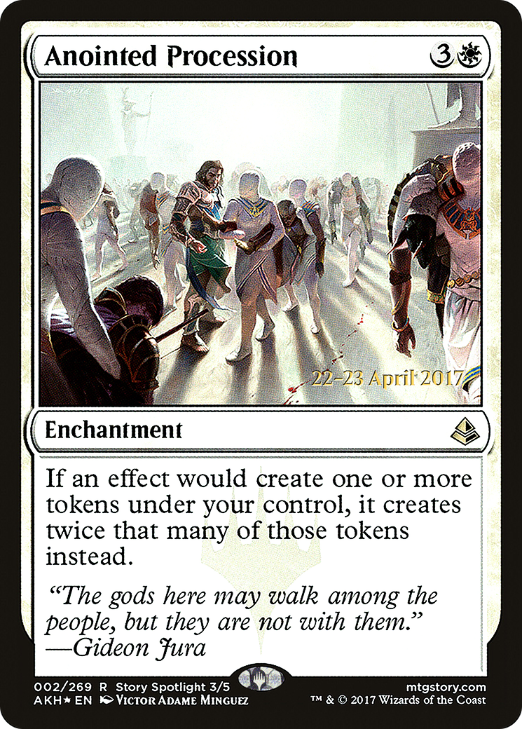 Anointed Procession (002) Foil - Amonkhet Promos