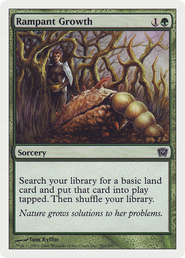 Rampant Growth (263) Foil - Ninth Edition