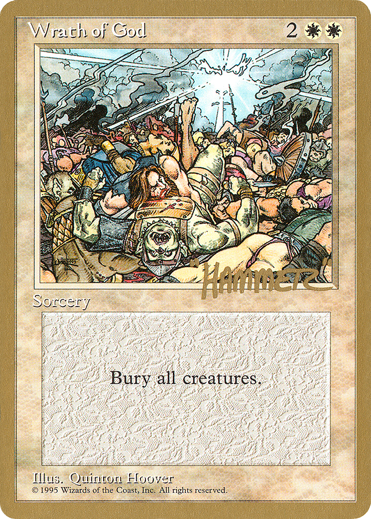 Wrath of God - 1996 Shawn "Hammer" Regnier (4ED) - Pro Tour Collector Set