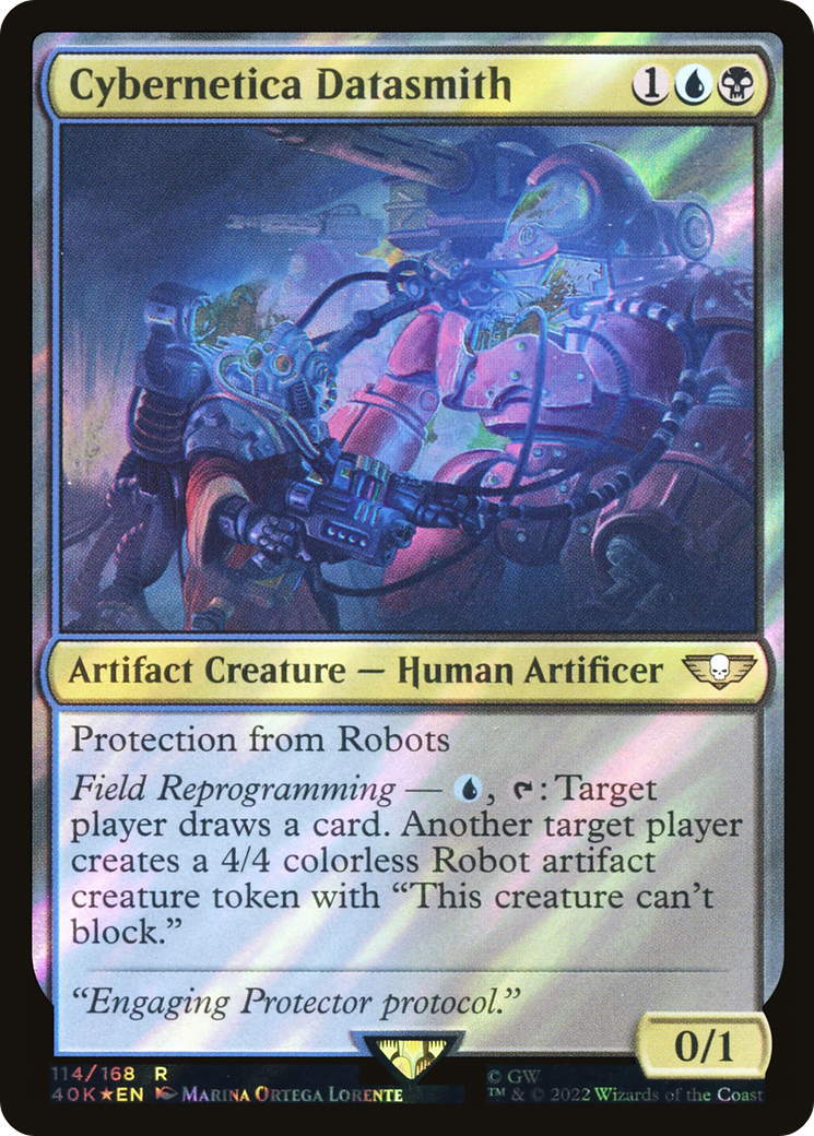 Cybernetica Datasmith (114) Surge Foil - Warhammer 40,000 Commander
