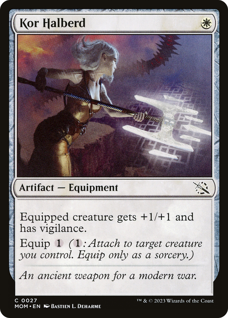 Kor Halberd (027) - March of the Machine