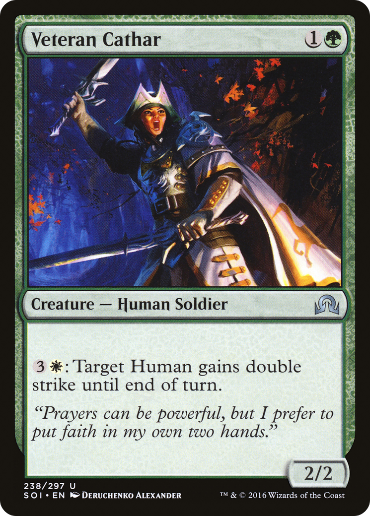 Veteran Cathar (238) - Shadows over Innistrad