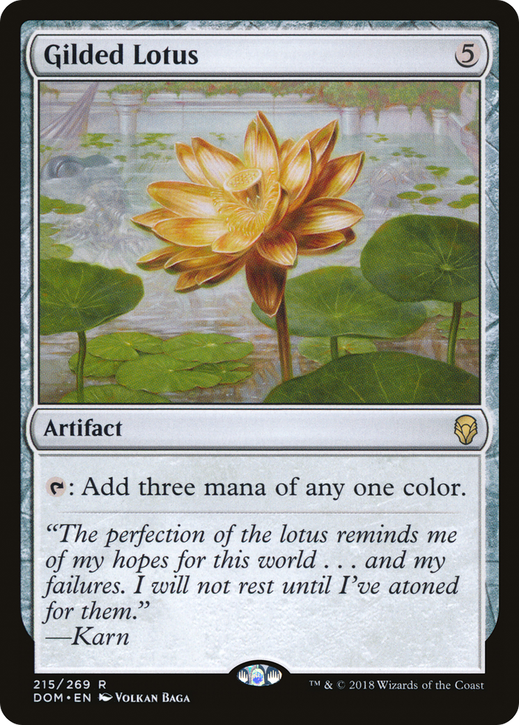Gilded Lotus (215) Foil - Dominaria