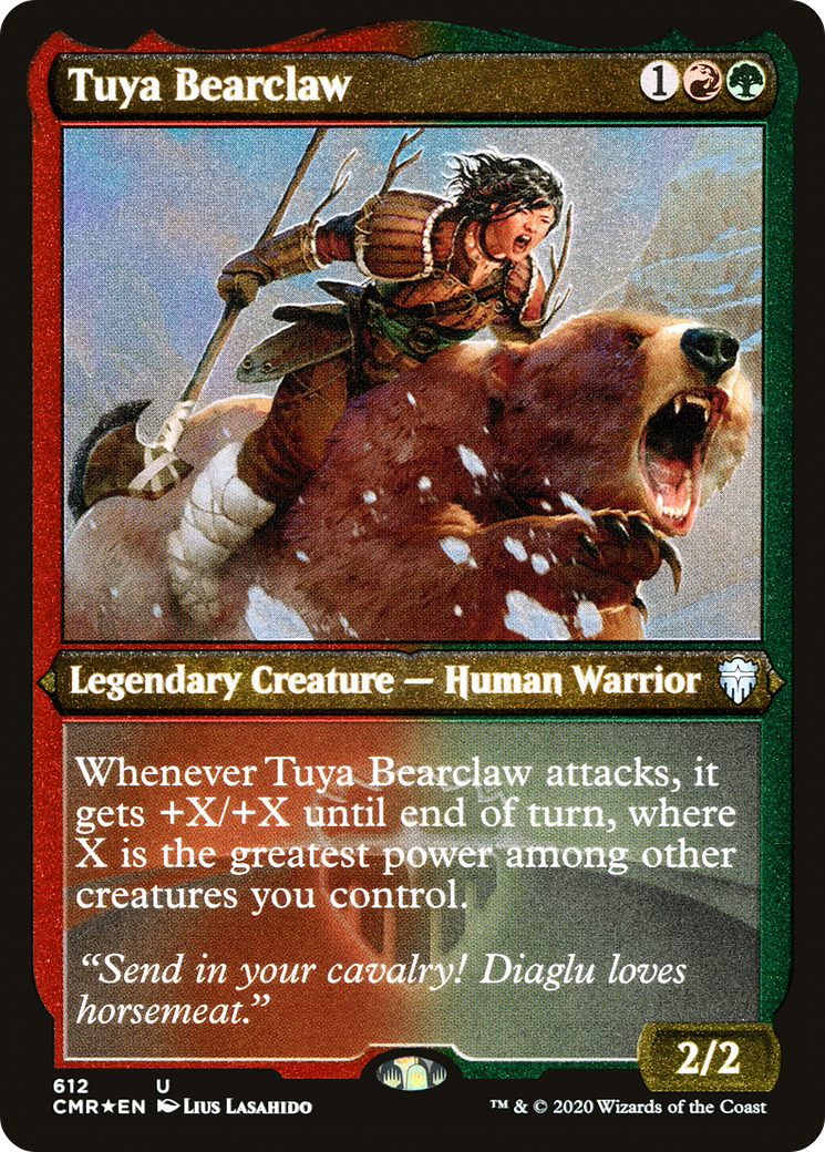 Tuya Bearclaw (612) Etched - Commander Legends