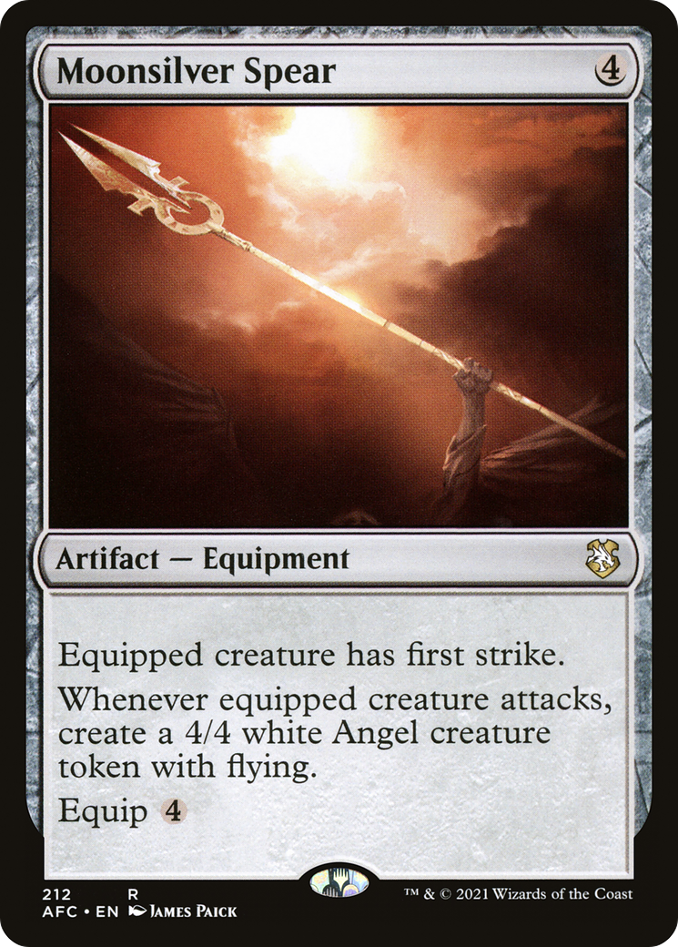 Moonsilver Spear (212) - Forgotten Realms Commander