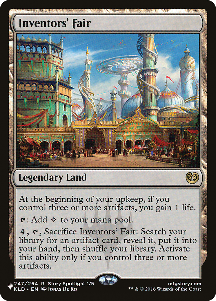 Inventors' Fair (KLD-247) - The List