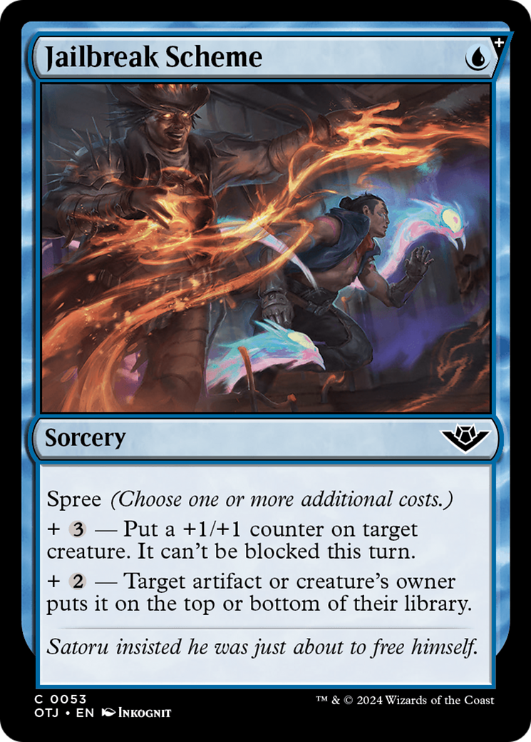 Jailbreak Scheme (053) Foil - Outlaws of Thunder Junction