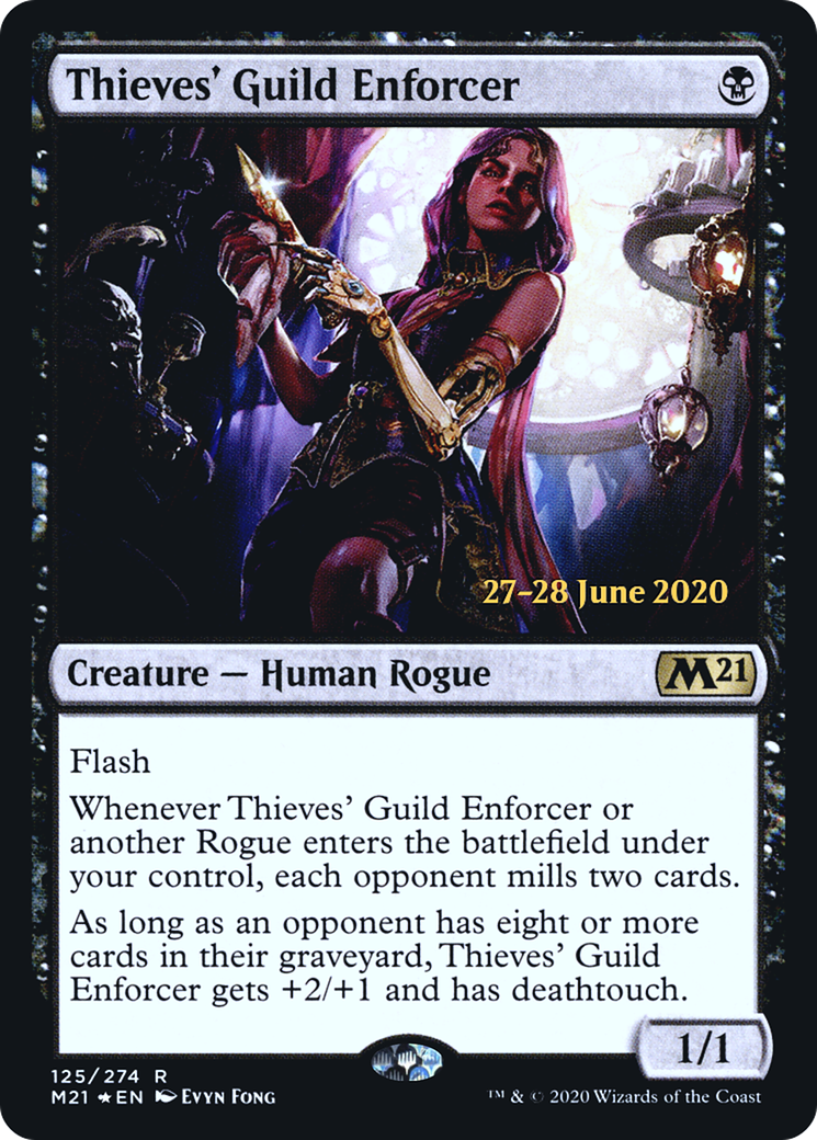 Thieves' Guild Enforcer (125s) Foil - Core Set 2021 Promos
