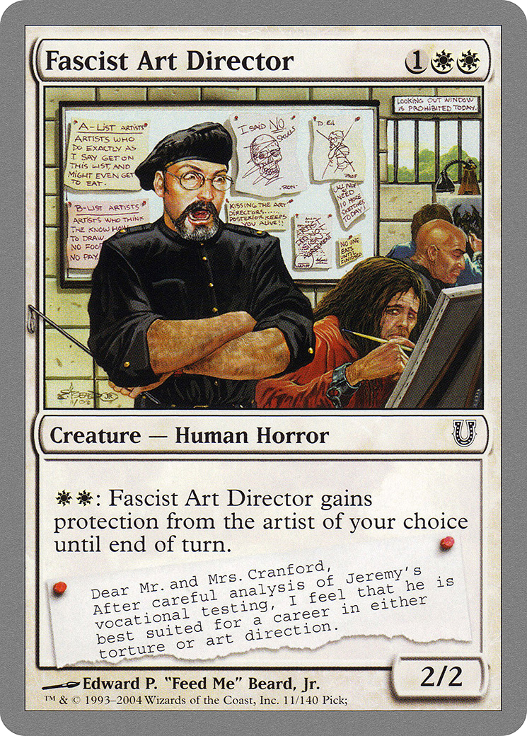 Fascist Art Director (011) Foil - Unhinged