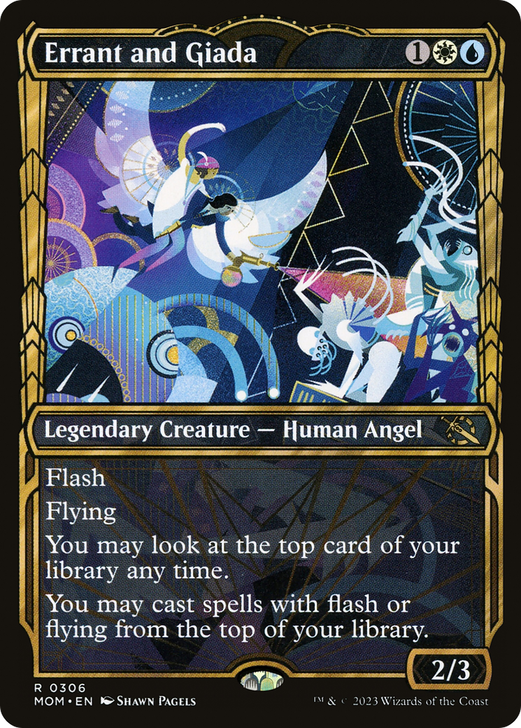 Errant and Giada (Showcase) (306) Foil - March of the Machine