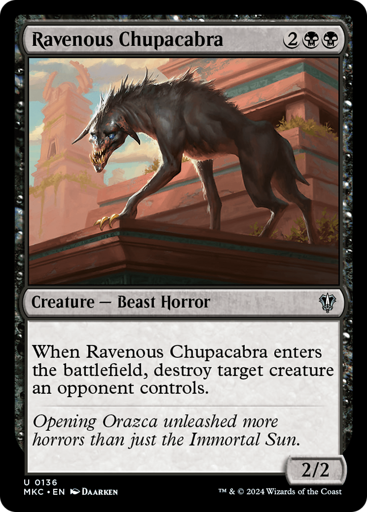 Ravenous Chupacabra (136) - Murders at Karlov Manor Commander