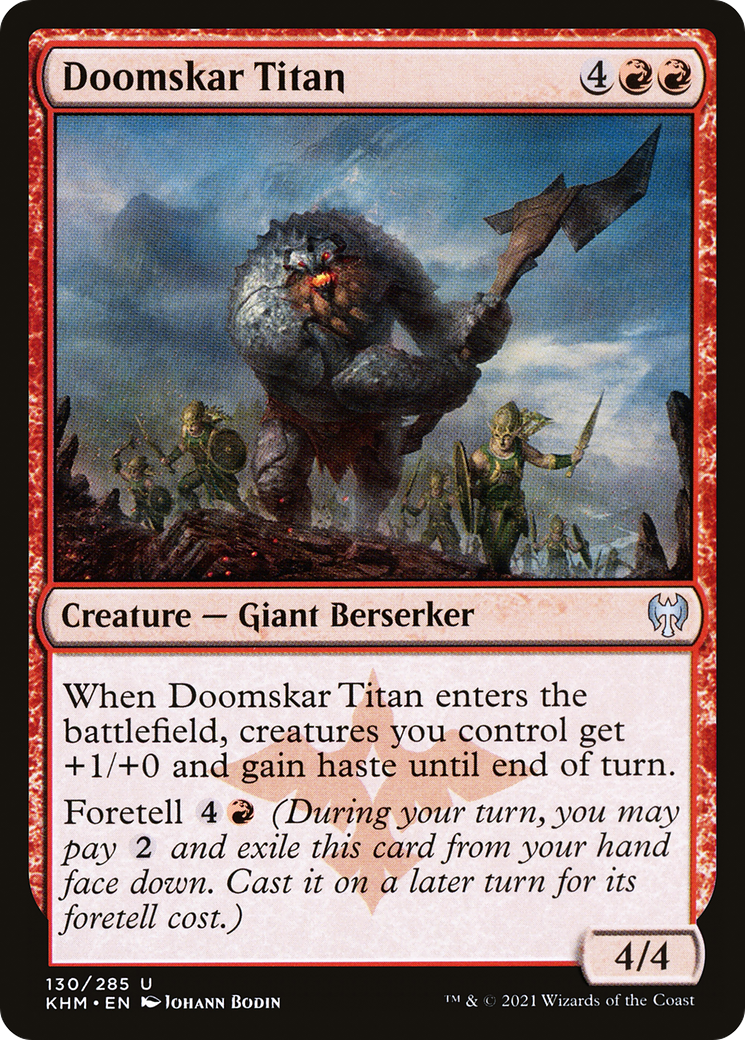 Doomskar Titan (130) Foil - Kaldheim