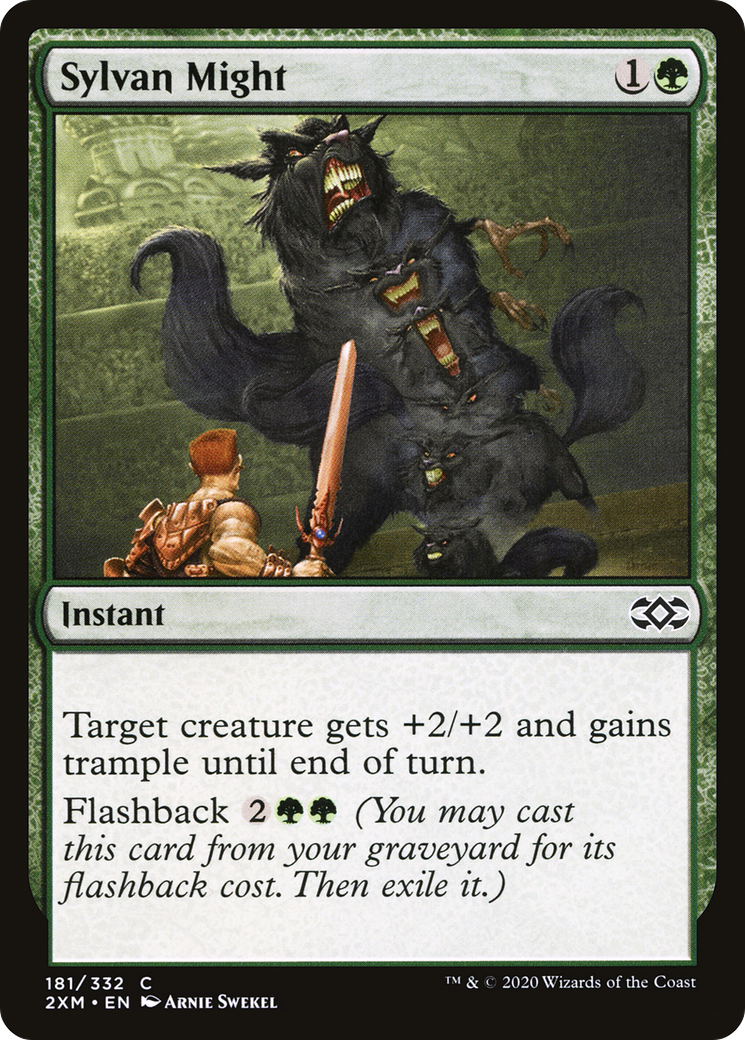Sylvan Might (181) Foil - Double Masters