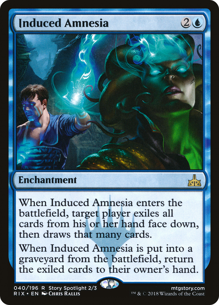 Induced Amnesia (040) Foil - Rivals of Ixalan