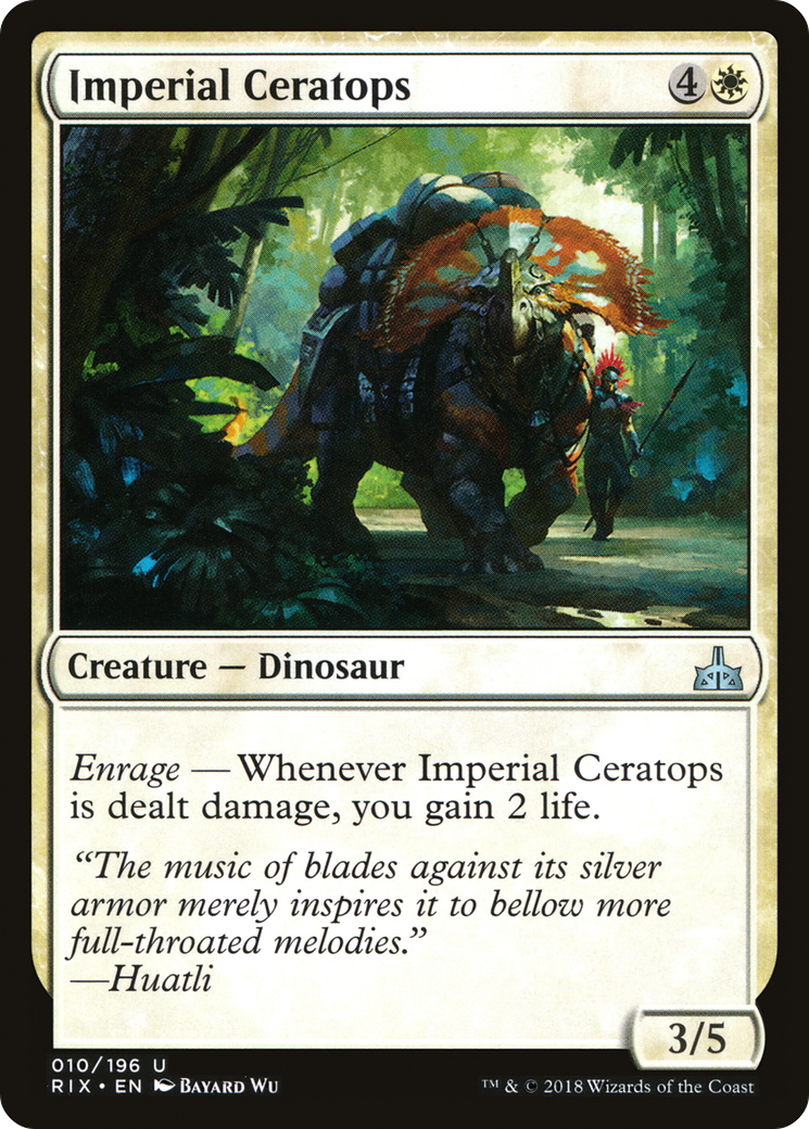 Imperial Ceratops (010) - Rivals of Ixalan