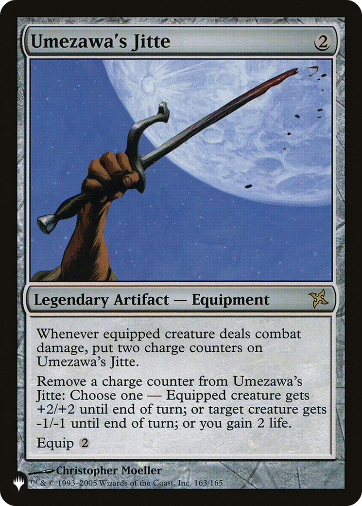 Umezawa's Jitte (163/165) - The List