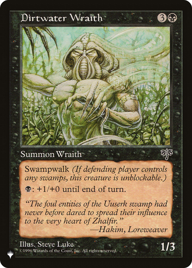 Dirtwater Wraith (Retro) (MIR-117) - The List