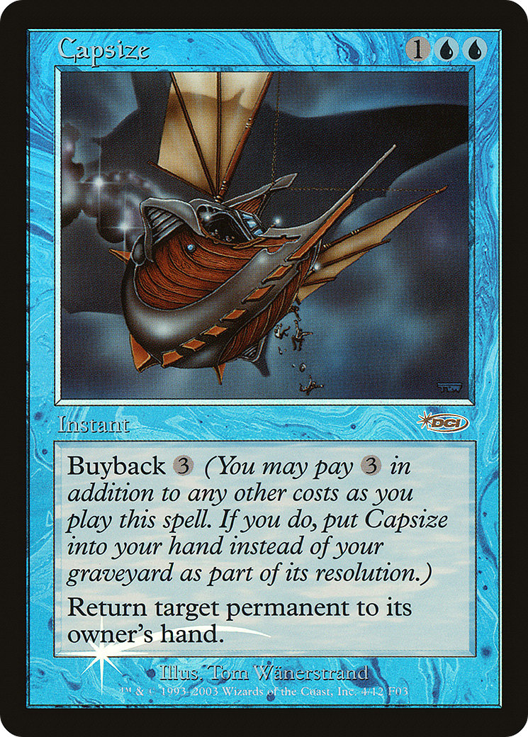 Capsize (Retro) (004) Foil - Friday Night Magic 2003