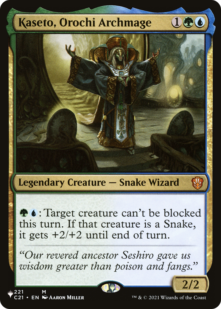 Kaseto, Orochi Archmage (C21-221) - The List