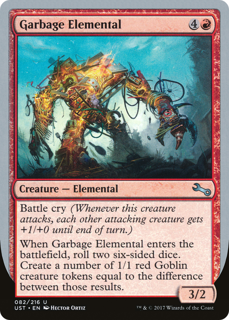 Garbage Elemental (82c) - Unstable