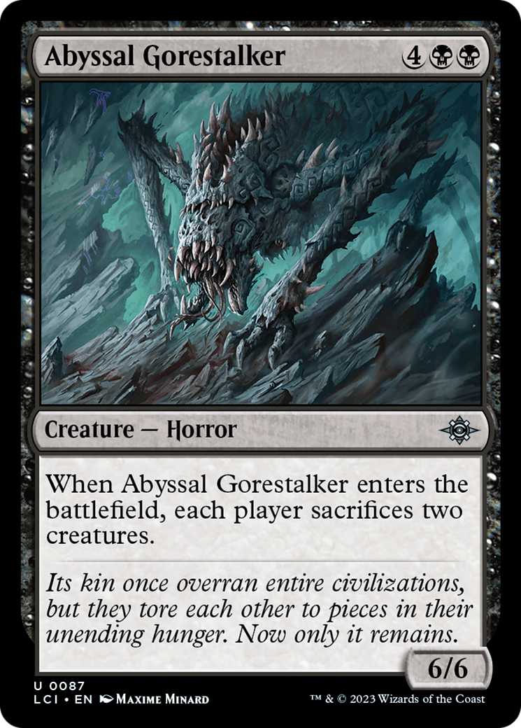 Abyssal Gorestalker (087) Foil - The Lost Caverns of Ixalan