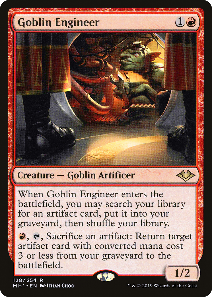 Goblin Engineer (128) Foil - Modern Horizons
