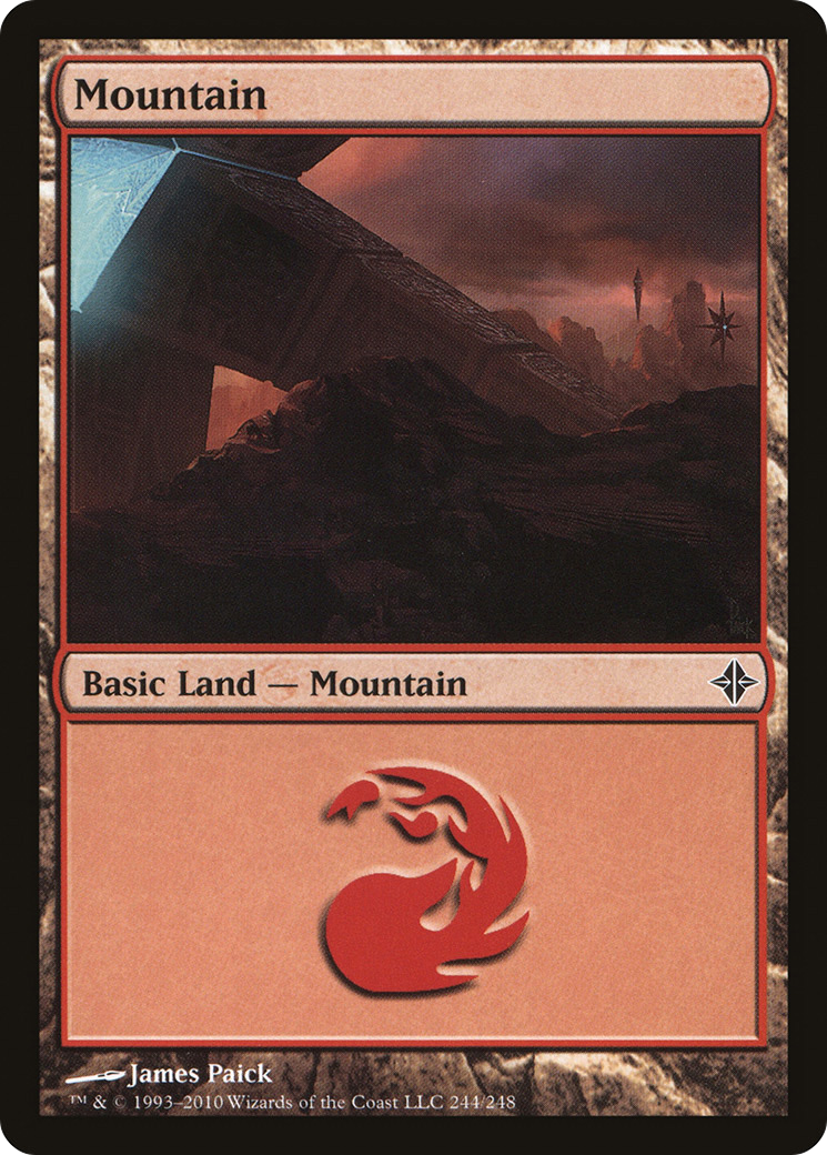 Mountain (244) - Rise of the Eldrazi